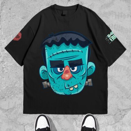Premium Short Sleeve T-Shirt Mask with Text